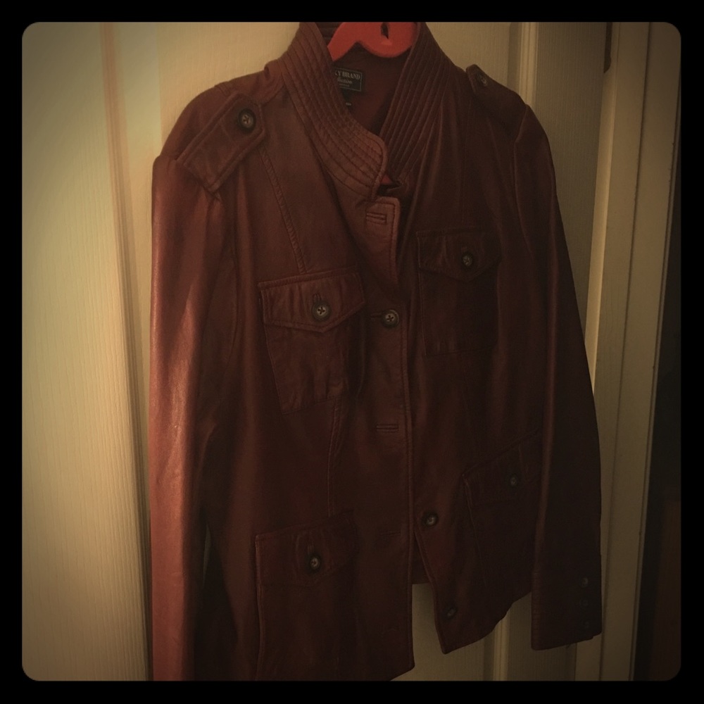 Lucky brand leather jacket